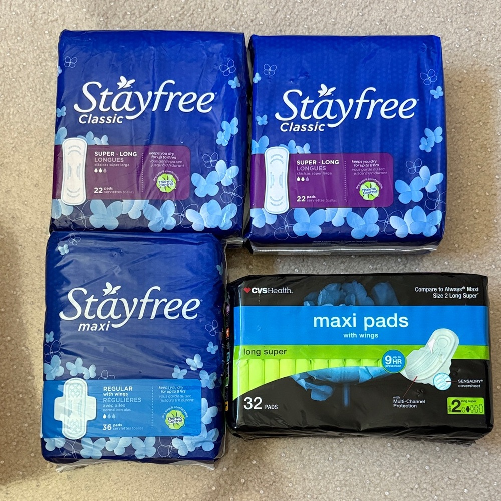 Maxi & Classic Sanitary Pads - Blue
